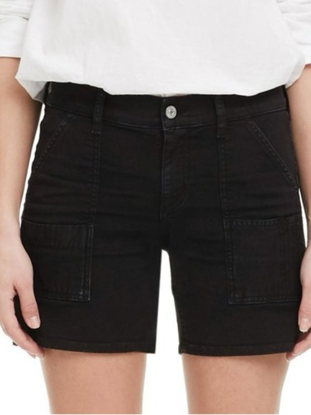 NWOT Citizens of Humanity Leah low rise shorts black 26